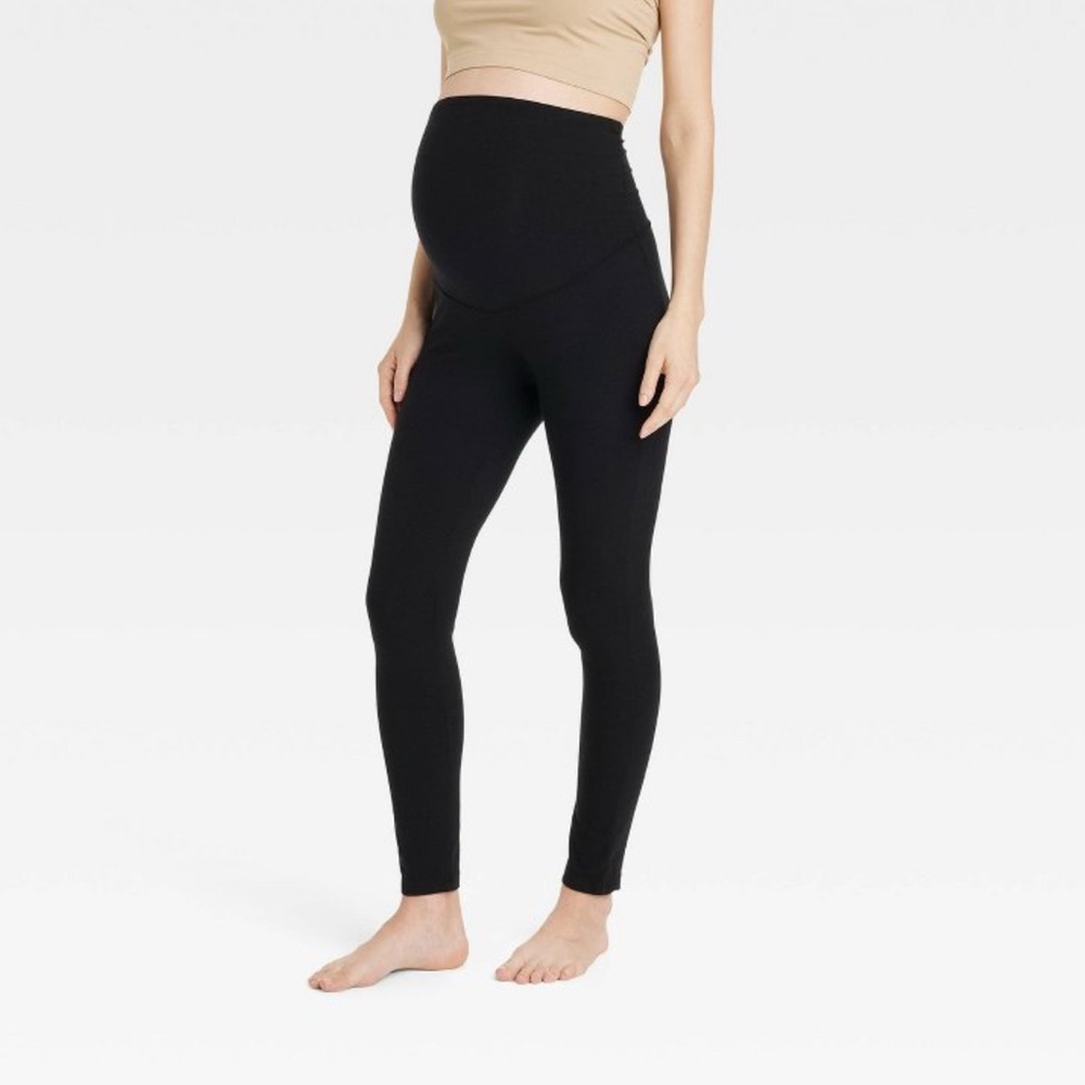 Over Belly Knit Maternity Leggings